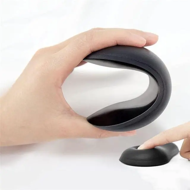 Alt view image 6 of 7 - Gaming Mouse Pad Ergonomic Design Pc Mousepad Soft Wrist Rest Mause Desk Pad Black for Laptop Pc Gamer Computer Accessories