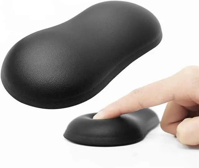 Alt view image 7 of 7 - Gaming Mouse Pad Ergonomic Design Pc Mousepad Soft Wrist Rest Mause Desk Pad Black for Laptop Pc Gamer Computer Accessories