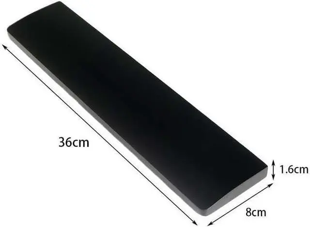 Alt view image 2 of 7 - Wrist Rest Wooden Palm Rest Solid Wood Keyboard Palm Rest Wrist Rest, Elegant Keyboard Wrist Rest, Suitable for Computer Keyboard Palm Rest Wrist Pad(36cm)
