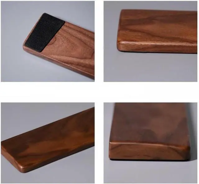 Alt view image 7 of 7 - Wrist Rest Solid Wood Keyboard Rest Hand Rest Wrist Rest, Comfortable Keyboard Wrist Support for Computer, Laptop, Home and Office Wrist Pad(A,36cm)