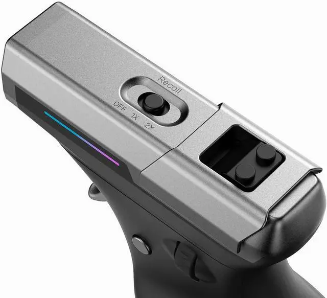 Alt view image 5 of 7 - ErgoStrike7: Next-Gen FPS Gaming Mouse with Recoil (Black) - FPS Gun Grip Mouse, Ergonomic Vertical Design, Wireless/Wired USB for PC Gamers