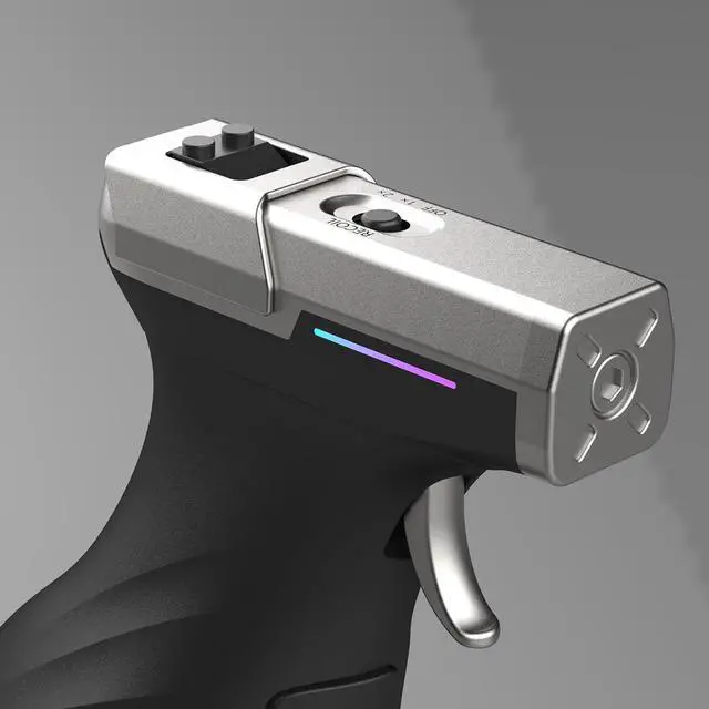 Alt view image 6 of 7 - ErgoStrike7: Next-Gen FPS Gaming Mouse with Recoil (Black) - FPS Gun Grip Mouse, Ergonomic Vertical Design, Wireless/Wired USB for PC Gamers