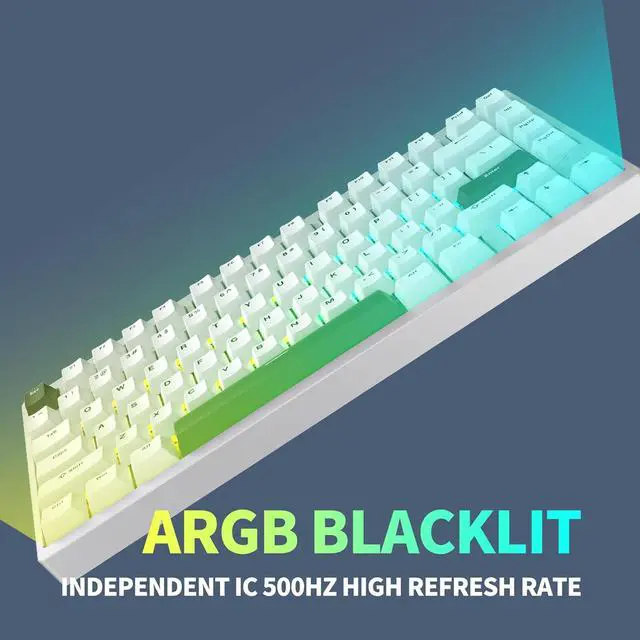 Alt view image 7 of 7 - MG75PRO 81 Keys Wired Magnetic Switch Mechanical Keyboard, Hall Effect, 8KHZ/ARGB/CNC Aluminum, Gasket Structure Gaming Keyboard(Silver