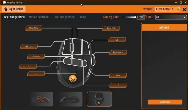 Alt view image 7 of 7 - MMO Mouse - 23 Programmable Buttons, 16 000 DPI Optical Sensor, Switch to Joystick Mode with Spring-Loaded Base - PC, Mac, and Linux