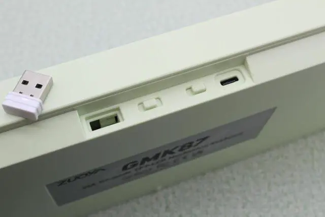 Alt view image 4 of 7 - GMK87 TKL Mechanical Keyboard Kit Tri-Mode for 3/5pin Switches,85 Keys+Rotary Knob+TFT-LCD Screen Hotswap PCB Gasket Mounted,VIA Programmable DIY Keyboard Kit (Green)