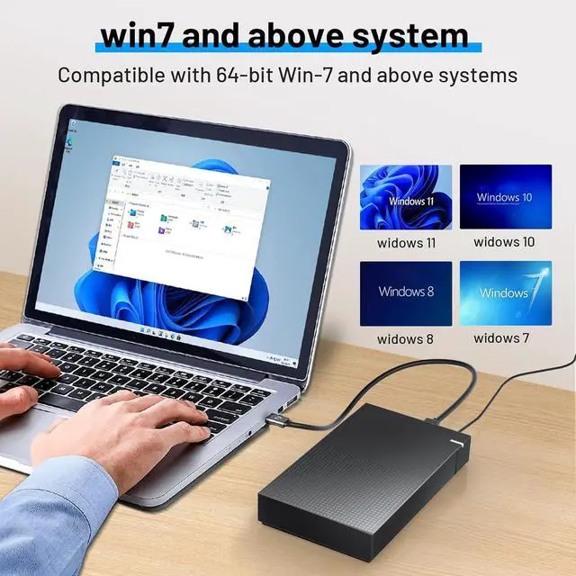 Alt view image 3 of 6 - Kinhank 4tb Retro Game Hard Drive 6 Game System in 1 with 75000+ Games, Retro Game Consoles Compatible with 200+ Emulators, Portable Game Hard Drive Disk Compatible with Win 7/8/10/11