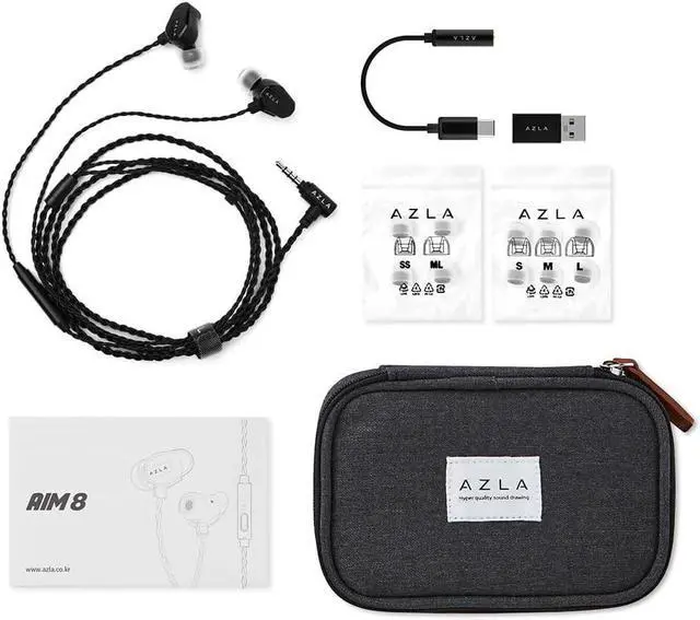 Alt view image 5 of 7 - AZLA AIM8 Wired Earphone with Microphone, Gaming Earbuds with FPS Audio Profiles, Clear Mic for PC, PS5, Xbox, and More  Plug & Play Compatibility, IEM for Gaming