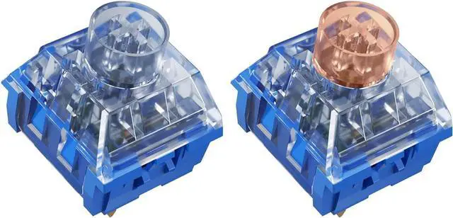 Alt view image 5 of 6 - KAILH Hush Deep Sea Switch Pro RGB SMD Mechanical Keyboard Switch DIY Game Keyboard (Whale, 110)