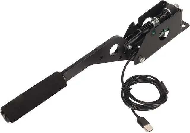 Alt view image 7 of 7 - 64 Bit USB SIM Handbrake for27 G29 G920 T500 T300 with Handle Grip, Linear E Brake for Racing Games, Integrated Design, 51 Inch USB Cable