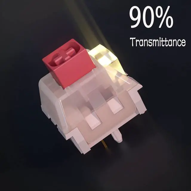 Alt view image 6 of 7 - DRAOZA Kailh Box Pudding Switch RGB SMD 5 pin Switches Water-Proof for MX Mechanical Gaming Keyboard Compatible Cherry MX SwitchesKailh Pudding 108PCS