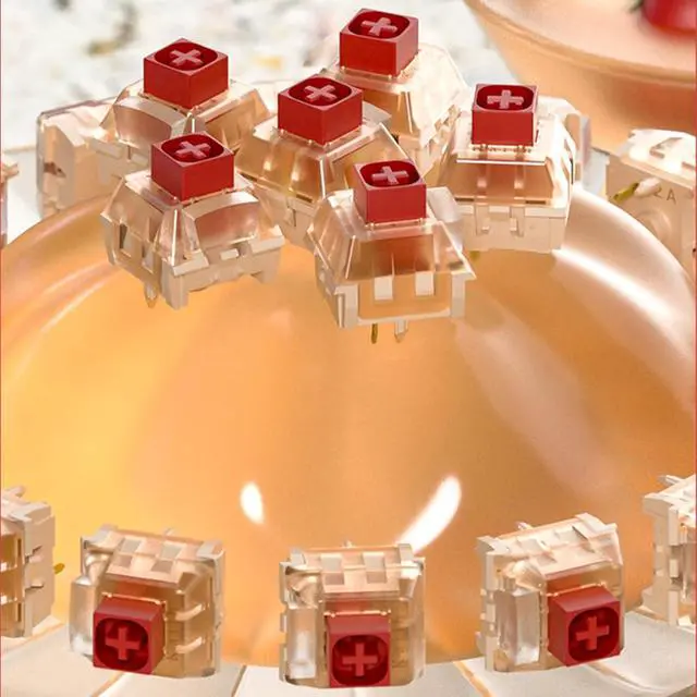 Alt view image 7 of 7 - DRAOZA Kailh Box Pudding Switch RGB SMD 5 pin Switches Water-Proof for MX Mechanical Gaming Keyboard Compatible Cherry MX SwitchesKailh Pudding 108PCS