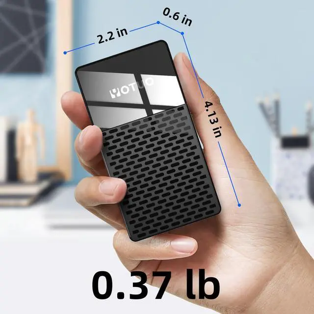 Alt view image 6 of 6 - Portable SSD 1TB, Up to 1050MB/s, USB-C External Solid-State Drive with All-in-One Multi-Port USB 3.2 Hub and SD/TF Card Reader Docking Station with iPhone 17/PC/Laptop/Mac/Windows/Android/iOS.