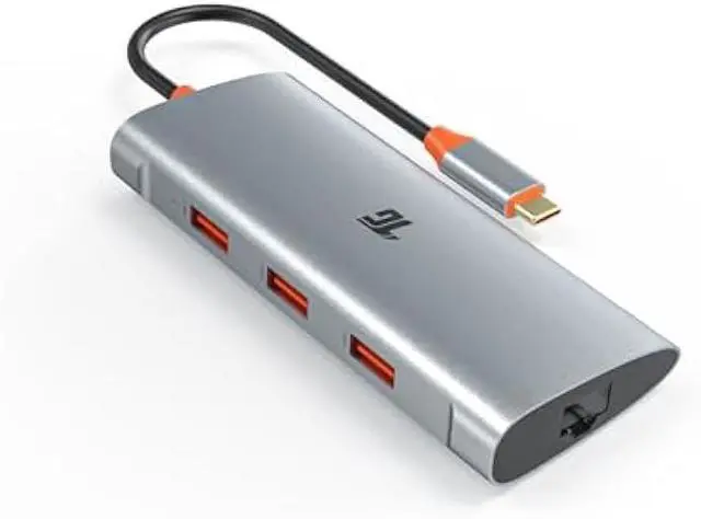 Main image of Tiergrade USB C Hub, USB C Adapter to 3 USB 3.1 and 1Gbps Ethernet, USB 3.1 Hub with 10Gbps SuperSpeed for MacBook Pro/Air, iMac, iPad Pro, Dell, Chromebook and More Type C Devices