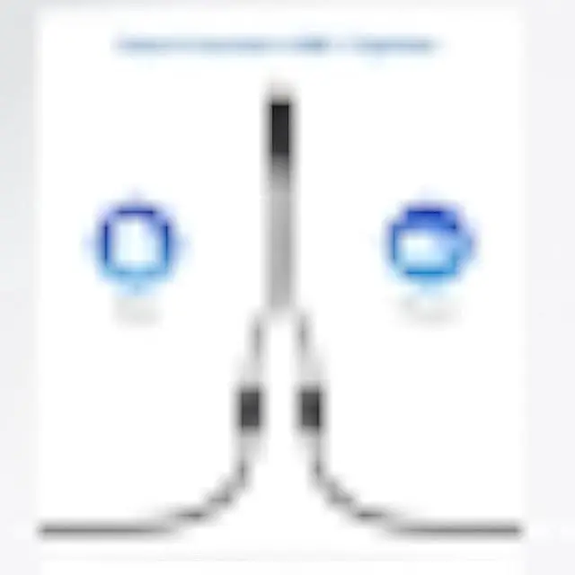 Alt view image 5 of 5 - Cable Matters 2-Pack USB 2.0 Splitter 1 in 2 Out - 1ft / 30cm, USB Power Splitter with BC 1.2 Charging Support, USBA Male to Female Adapter with 480Mbps Data Transfer