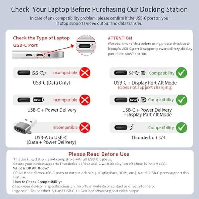 Alt view image 3 of 6 - USB C Hub Multiport Adapter, 9 in 1 Docking Station Laptop with HDMI, Ethernet, 100W PD, 3 USB 3.0 Ports, USB-C Data Port, SD/TF Card Reader, Compatible with MacBook Pro/Air/Dell XPS/Lenovo