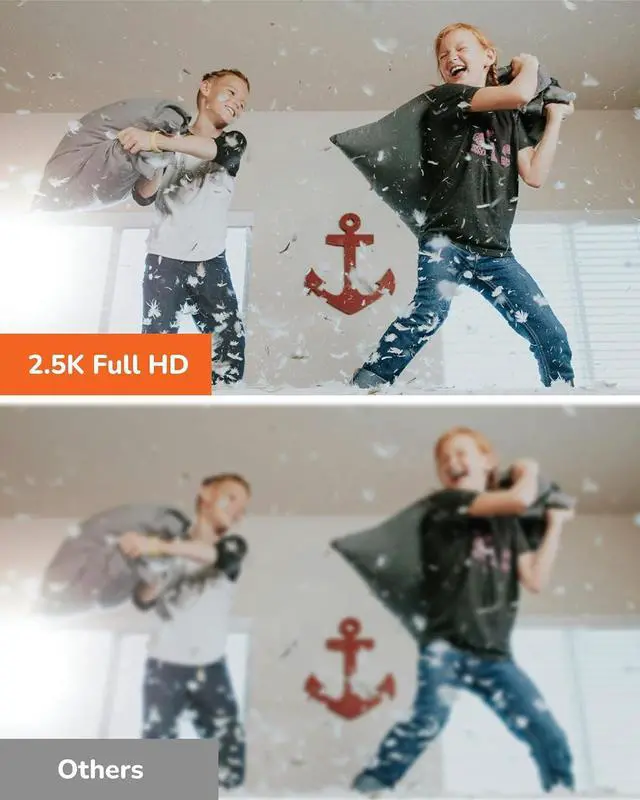 Alt view image 6 of 7 - 2.5K Indoor Pan-Tilt Dome Security Camera (2-Pack), AI Human & Pet Detection, 360° Coverage, Two-Way Audio, Dual-Band Wi- (2.4G/5G), 64GB SD Card Included, No Monthly Fees