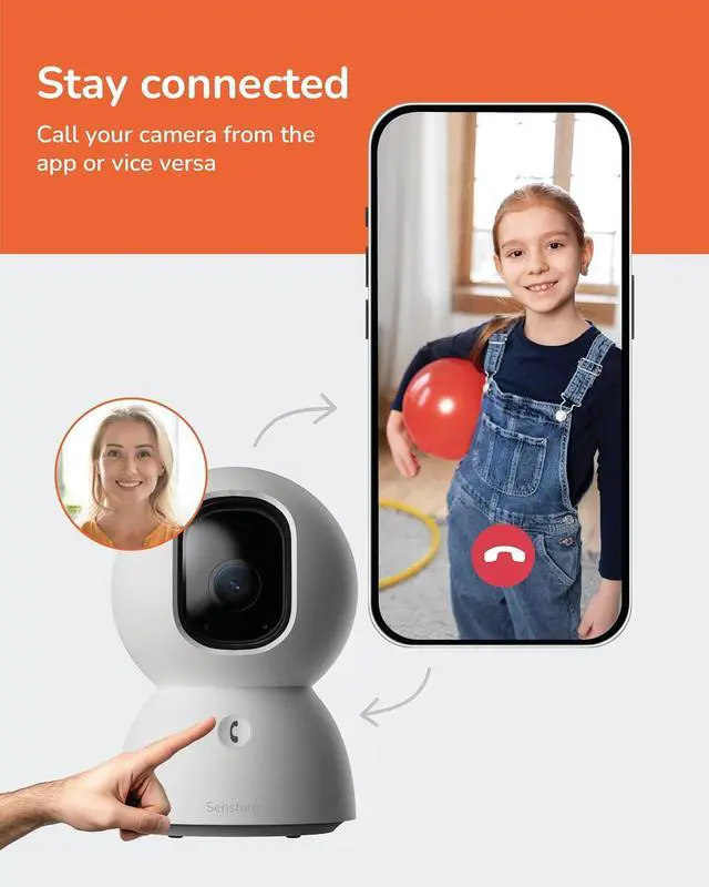 Alt view image 7 of 7 - 2.5K Indoor Pan-Tilt Dome Security Camera (2-Pack), AI Human & Pet Detection, 360° Coverage, Two-Way Audio, Dual-Band Wi- (2.4G/5G), 64GB SD Card Included, No Monthly Fees