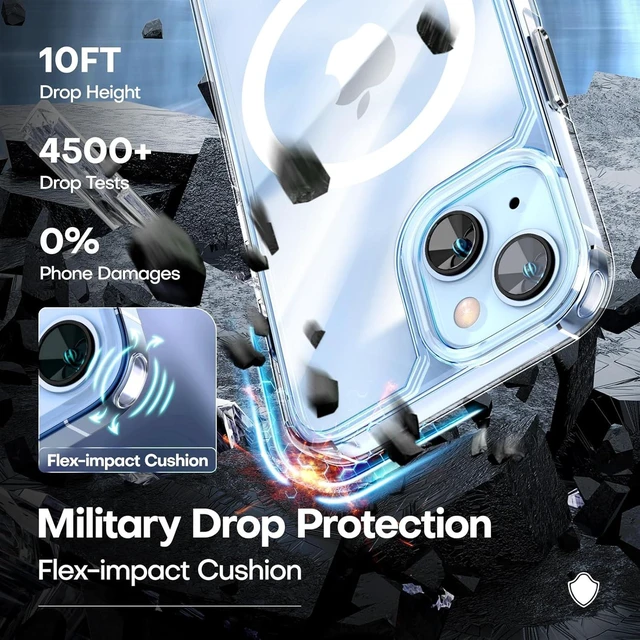 Alt view image 2 of 6 - for iPhone 14 Case Compatible with MagSafe Clear