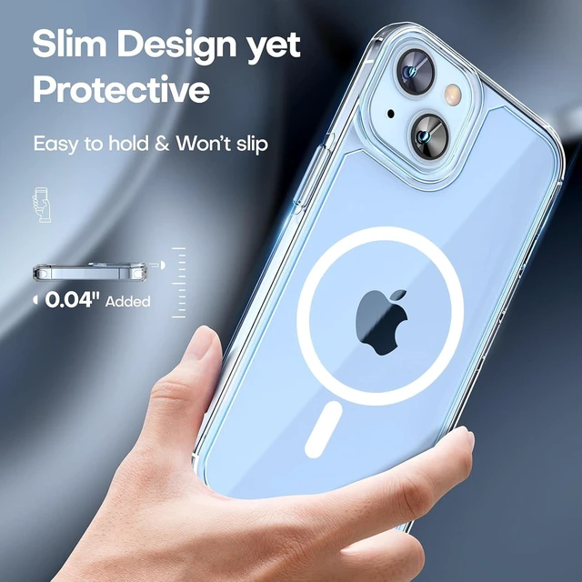 Alt view image 5 of 6 - for iPhone 14 Case Compatible with MagSafe Clear