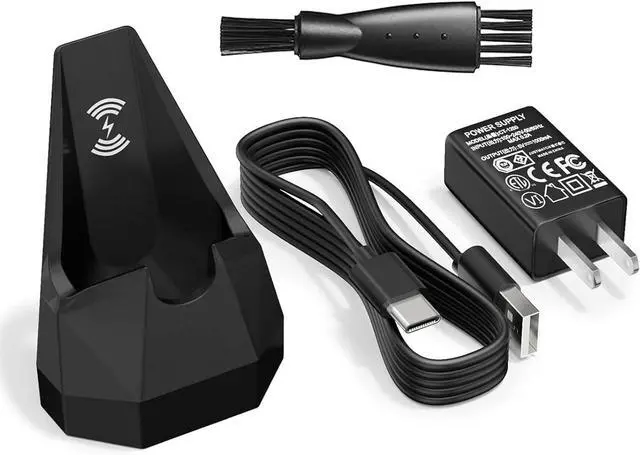Main image of Replacement Charger for MANSCAPED 4.0 Compatible with MANSCAPED The Lawn Mower 4.0 Weed Whacker Electric Groin Hair Trimmer & Ear Hair Trimmer Charging Dock Base Station with Adapter Power Cord