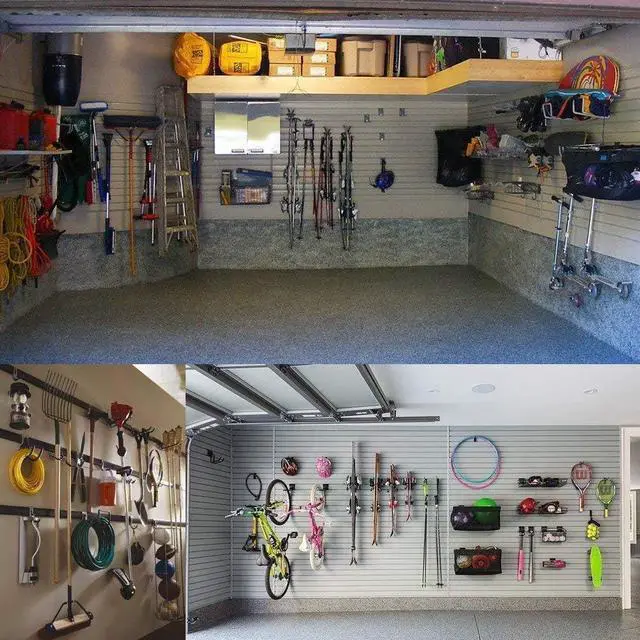 Alt view image 7 of 7 - SMARTOLOGY Garage Hooks, 12 Pack Wall Storage Hook Includes 2 Extension Cord Holder, Utility Organization, Heavy Duty Wall Mount Hangers for Hanging Bike, Ladder, Garden Tools