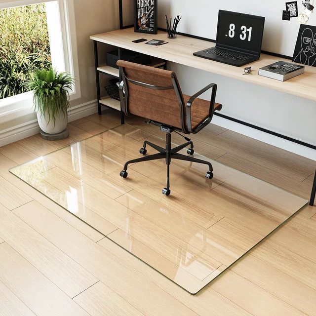 Main image of Koonmi 36" x 55" Office Chair Mat for Hardwood Floors & Carpets