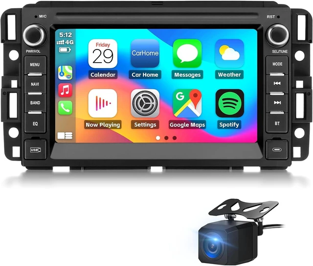 Main image of Car Stereo Radio for Chevy Silverado GMC Sierra 2007-2013 with Carplay