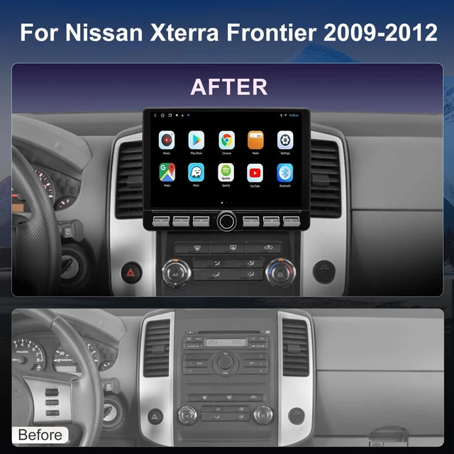 Alt view image 2 of 6 - 8Core Radio for Nissan Frontier Xterra 2009 2010 2011 2012 Upgrade 4G LTE