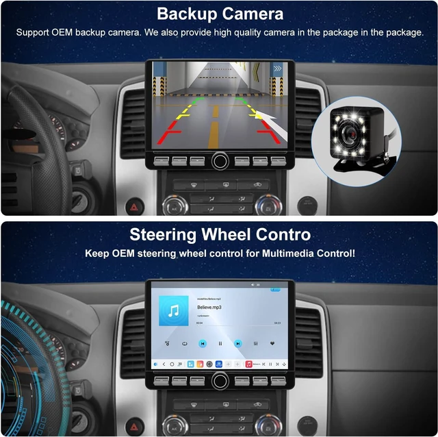 Alt view image 5 of 6 - 8Core Radio for Nissan Frontier Xterra 2009 2010 2011 2012 Upgrade 4G LTE
