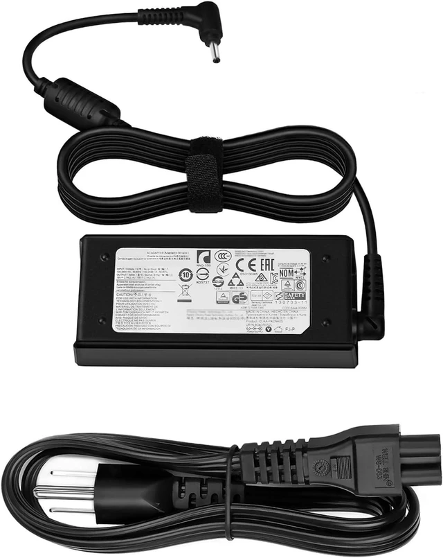 Alt view image 2 of 6 - 40W Ac Adapter Charger Compatible with Samsung Ativ Book 9/9 Plus/9 Lite/9 Spin Laptop A13-040N2A PA-1400-96 AD-4019A 19V 2.1A 3.0 * 1.0mm Connector
