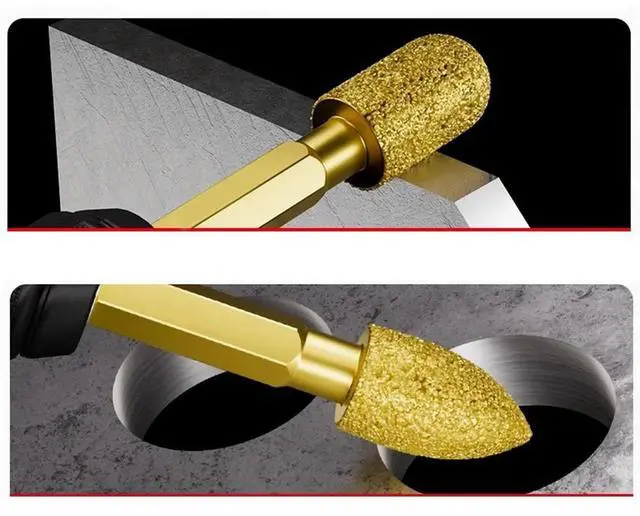 Alt view image 6 of 6 - 5PCS Grinding Head Drill Bits Polishing Carving For Rust Removal Jade Engraving  Power Tools Accessory