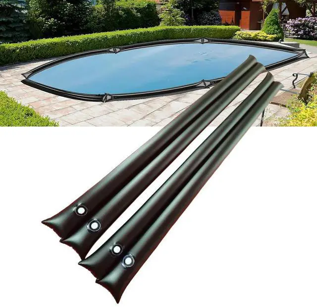 Alt view image 4 of 6 - 2Packs Heavy-Duty Black Chamber Pool Cover Weights: Secure & Protect Your Pool For Home Garden Tool Accessory