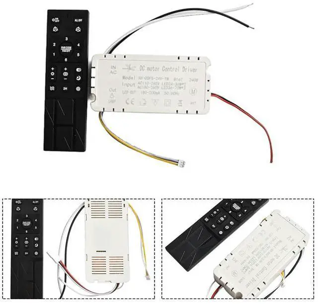 Main image of Dimmable Ceiling Fan LLight Remote Control Set 6Speed Variable Frequency Control For  Electrical Tool Accessory In Stock