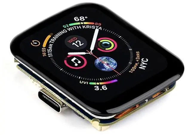 Alt view image 7 of 7 - 1.69Inch Touch LCD Development Board For Raspberry Pi Pico 2 RP2350 240X280 1.69Inch Display QMI8658 6-Axis