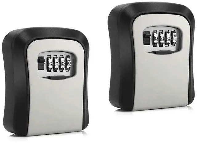 Alt view image 7 of 7 - Waterproof Outdoor Key Hider Resettable Safe Security Password Box With Full l Jacket