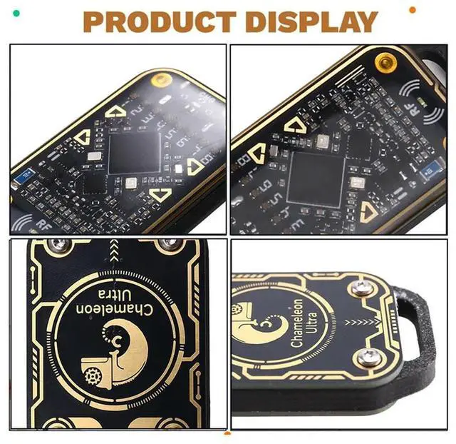 Alt view image 5 of 7 - Chameleon Ultra RFID Chip Reader+3XUID Keychain Card Emulator NFC Duplicator 125K 13.56Mhz ID IC Card Decode