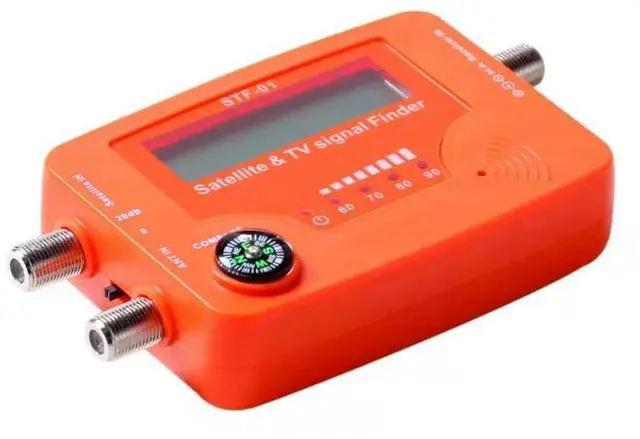Alt view image 2 of 3 - Digital Portable Satellite and TV Signal Detector 2 in 1 with Backlit LCD Display and Buzzer for Signal Monitoring
