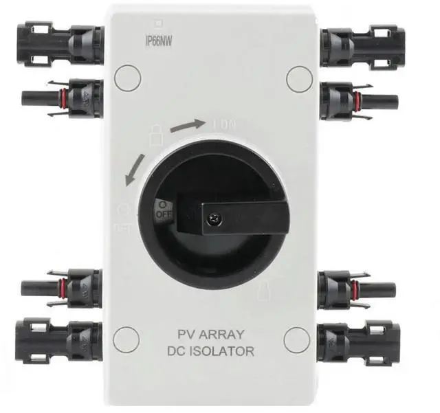 Alt view image 3 of 3 - Solar PV Switch DC Disconnect Switch Off Switch Switch 32A 1000V LsolatingSwitch For  Home Improvement Accessory