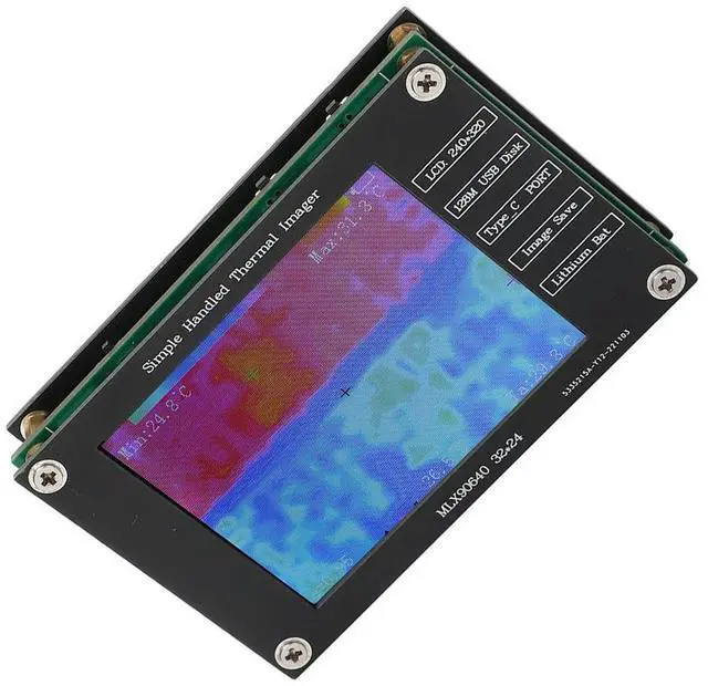 Alt view image 2 of 4 - Thermal Imager Infrared Camera Digital Handheld Portable 2.8in LCD Screen For Test Measurement Tool Accessory Wholesale