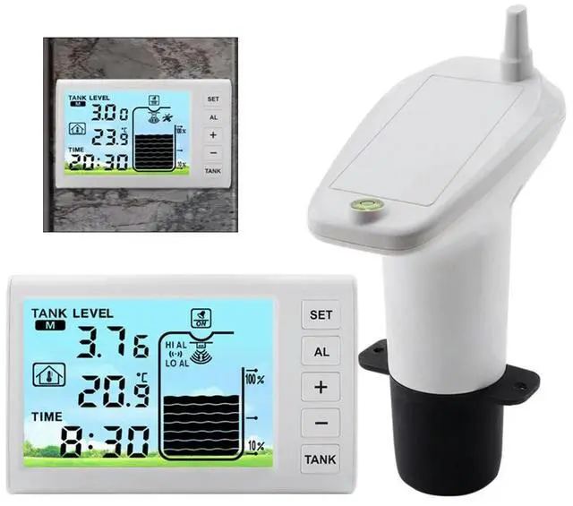 Alt view image 2 of 3 - TSFT005 water level gauge wireless for water tanks with 43 inch display and automatic water pump filling monitor