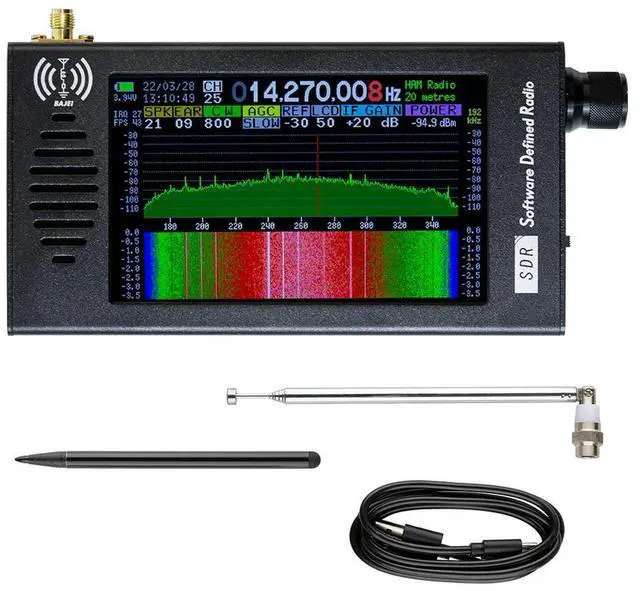 Main image of For DSP Radio Receiver CW/AM/FM/WFM Portable Shortwave Radio Receiver 4.3 Inch For Electrical Equipment Tool Accessory In Stock