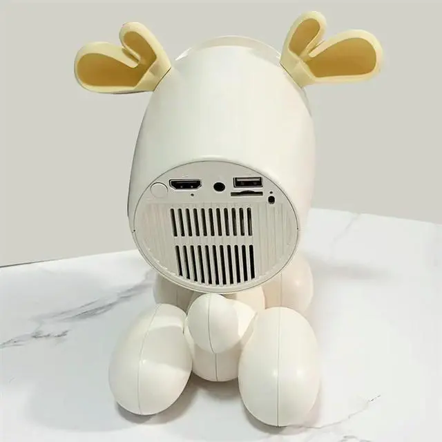 Alt view image 7 of 7 - JY-H2 Fawn Projector Mini Portable LED Video Android 13.0 6 Mirror For 720P 4K Video Home Cinema Projector