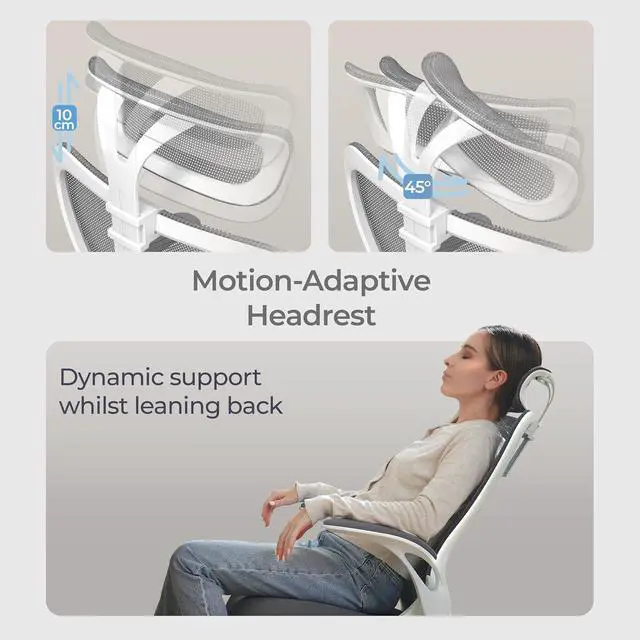 Alt view image 7 of 7 - Tervo Model U | Folding Office Chair for Small Spaces | Ergonomic Design with High Rebound Mesh | Computer Desk Chair for Gaming | For Adults & Kids | Foldable & Compact with Flip Up Arms