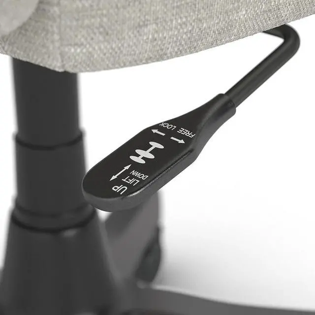 Alt view image 4 of 6 - Bush Furniture Key West Mid Back Tufted Office Chair in Brown Fabric