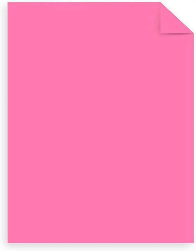 Alt view image 3 of 6 - Astrobrights Mega Collection, Colored Cardstock, Neon Pink, 320 Sheets, 65 lb/176 gsm, 8.5" x 11" - MORE SHEETS! (91681)