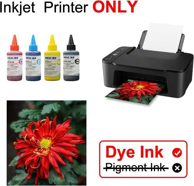 Alt view image 5 of 5 - Glossy Inkjet Photo Paper 100 Sheets 8.5x11 Inches 48lb Professional Photographic Paper 8.5 mil Compatible with Dye Ink Printer 180GSM