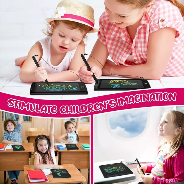 Alt view image 4 of 7 - 64 Pcs LCD Writing Tablet Bulk for Kids, 8.5 in, Colorful, Black