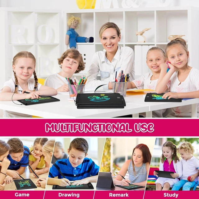 Alt view image 6 of 7 - 64 Pcs LCD Writing Tablet Bulk for Kids, 8.5 in, Colorful, Black