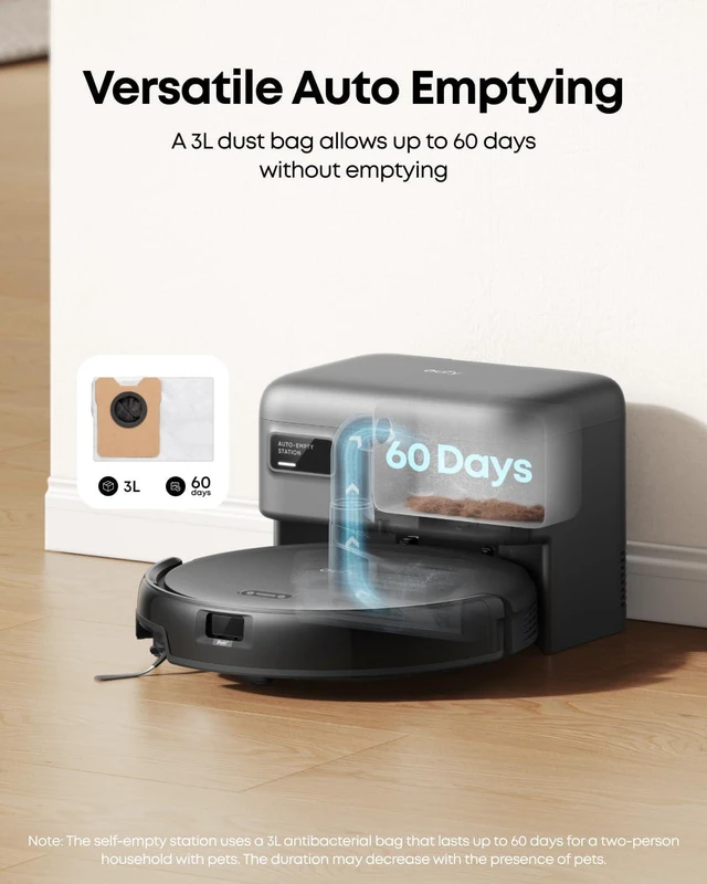 Alt view image 6 of 7 - eufy RoboVac Replacement Accessories Kit (2 Side Brushes + 2 Filter Sets + Rolling Brush + Brush Guard) Compatible Self-Empty C10.