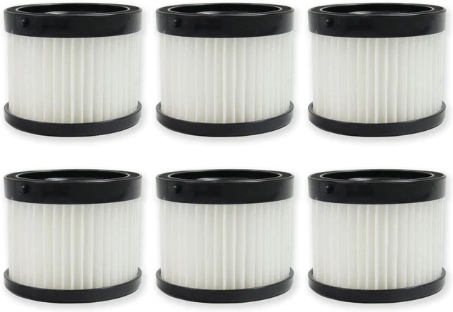 Main image of PUREBURG Replacement Dry Filter Compatible with Milwaukee M18 0882-20 Compact Vacuum 49-90-1951 49-90-0160, Pack of 6, HEPA Dust Clean